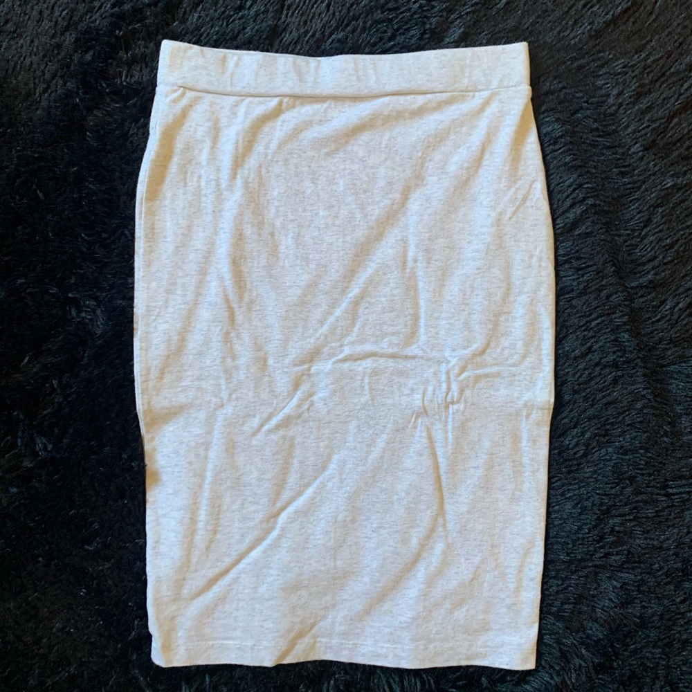 Forever 21 white/grey pencil skirt size M